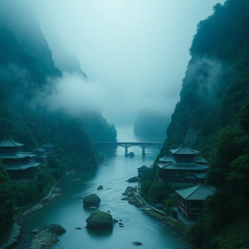 神马电影外景拍摄 - 青山绿水意境