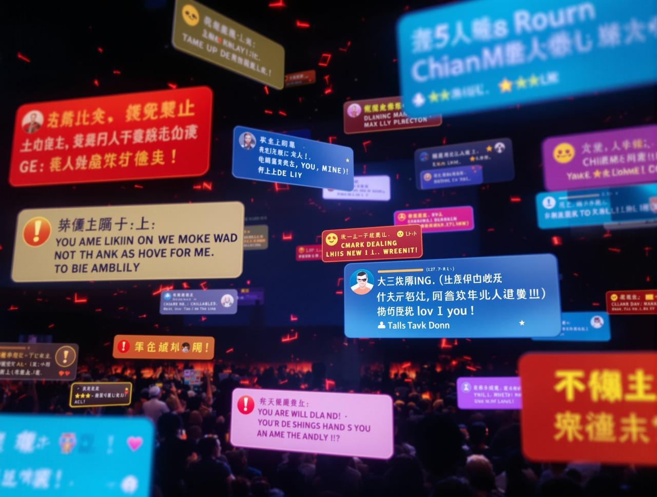 弹幕互动区 - 实时弹幕互动体验